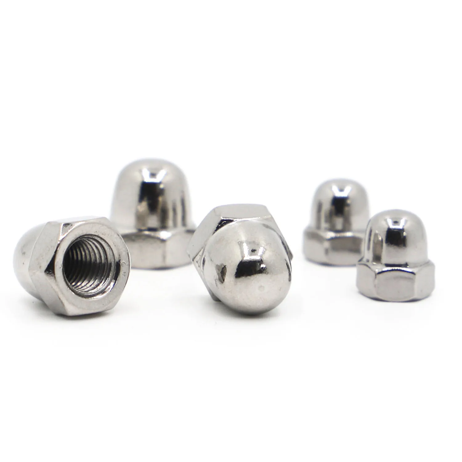 

Acorn Cap Nut M3 M4 M5 M6 M8 M10 M12 M14 M16 304 Stainless Steel Decorative Cover Dome Cap Nuts DIN1587