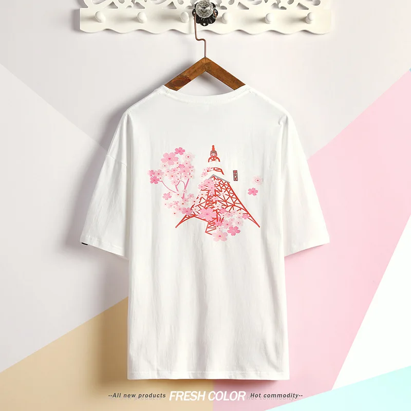 

8031 100% cotton digging the moon print funny mens o-neck t shirts fashion men's tops men T-shirt cool men tshirt male men tee