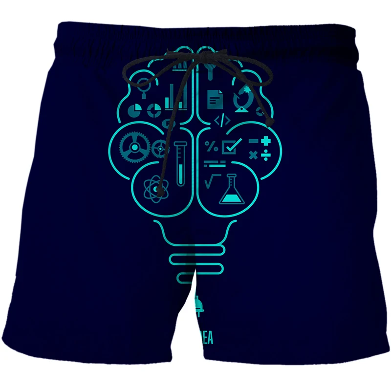 2022 Newest 3D AI technology cool series Men Beach Shorts Quick Dry Swimming Shorts Animal Trunks Men Summer Shorts Boxers