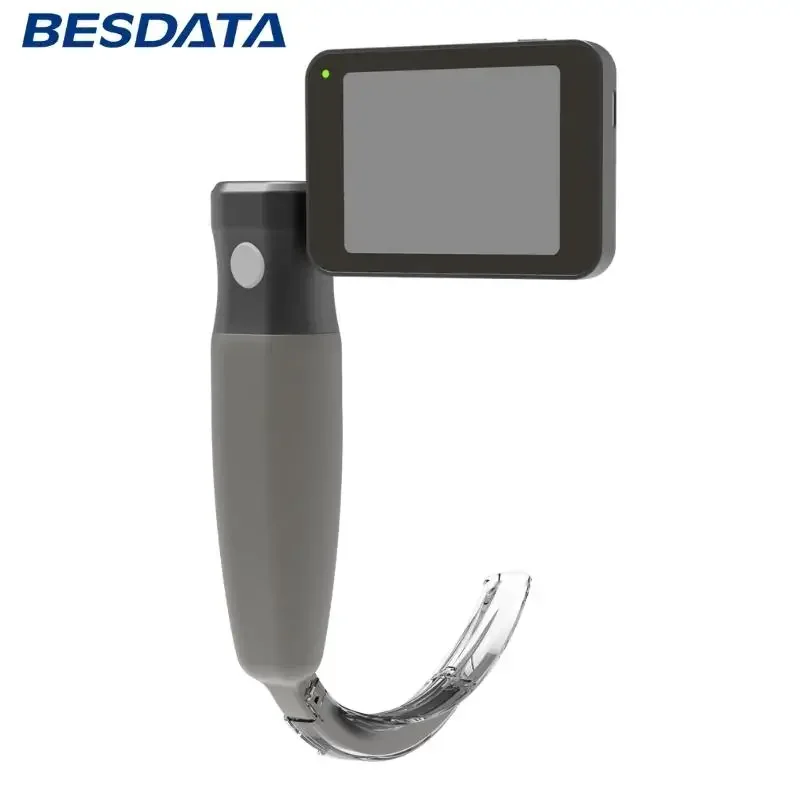 Портативный видеоларингоскоп BESDATA с HD ларингоскопом 4 одноразовыми лезвиями