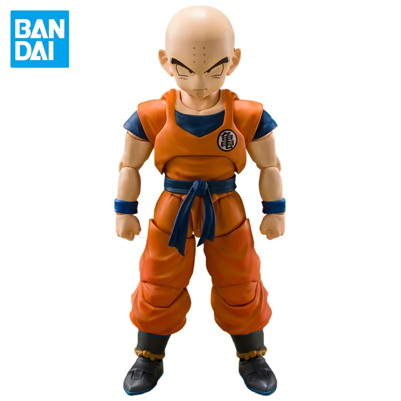 Фигурки BANDAI S.H. Фигурarts Dragon Ball Z Kuririn сильнейший Earthman готовый продукт подвижная