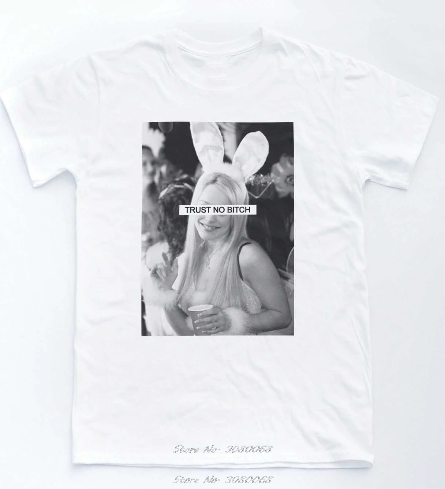 

Trust No Bitch Mean Girls T-shirt Funny Regina George Tee Cult Film Fetch Top Men Cotton Short Sleeve O-Neck Tops TShirt