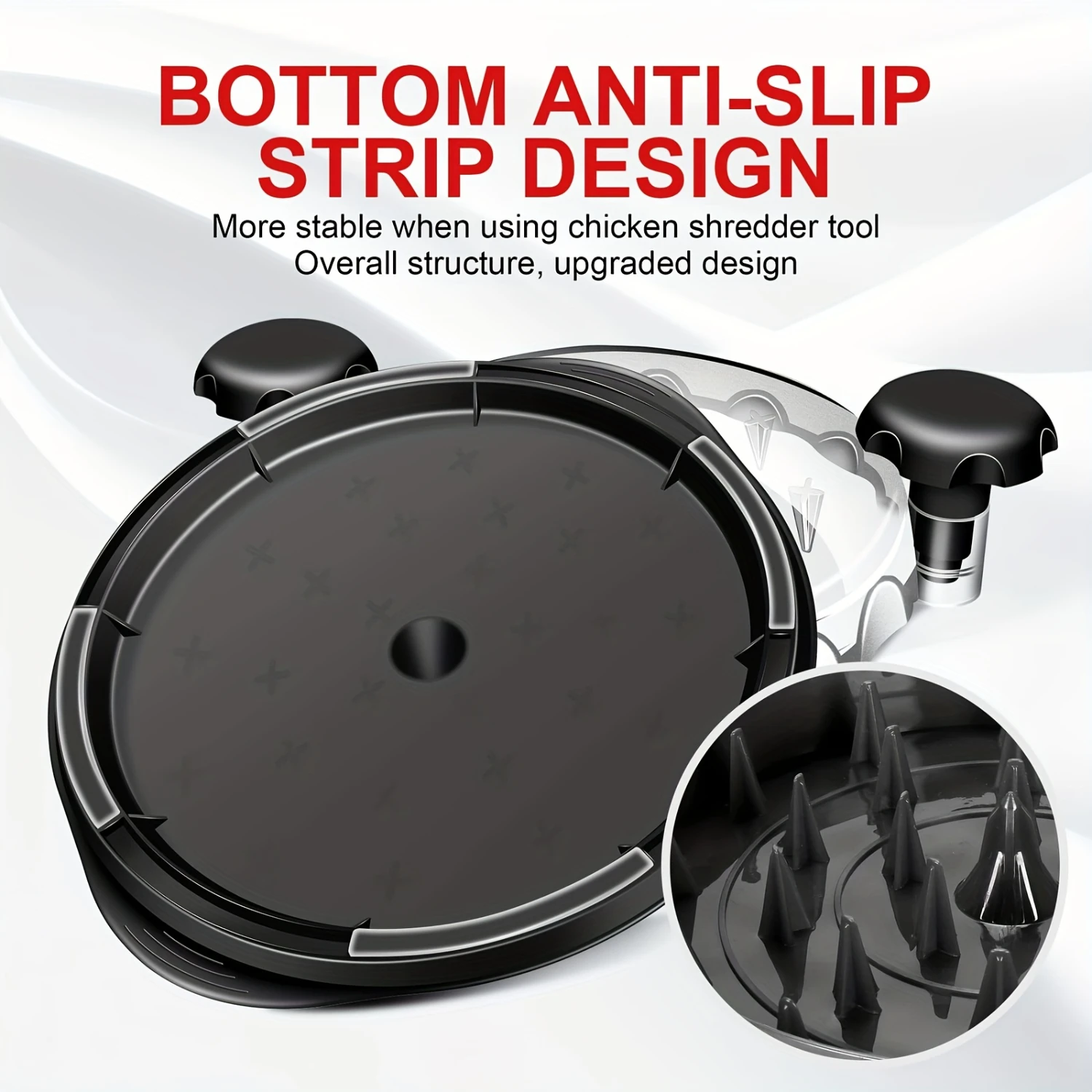 Измельчитель мяса без усилий — ручная моющаяся многоразовая для курицы и