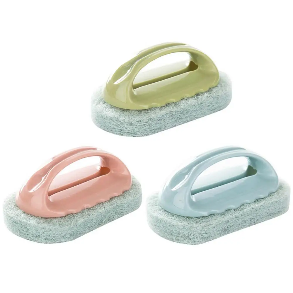 

Легкая губчатая щетка для ванной комнаты с ручкой щетка для ванной прочная практичная утолщенная губчатая щетка для чистки ванной комнаты