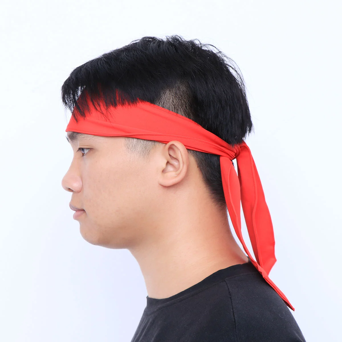 

Спортивная повязка на голову, галстук из полиэстера, поглощающий пот, повязка на голову, повязка для упражнений, йоги, фитнеса (красный)