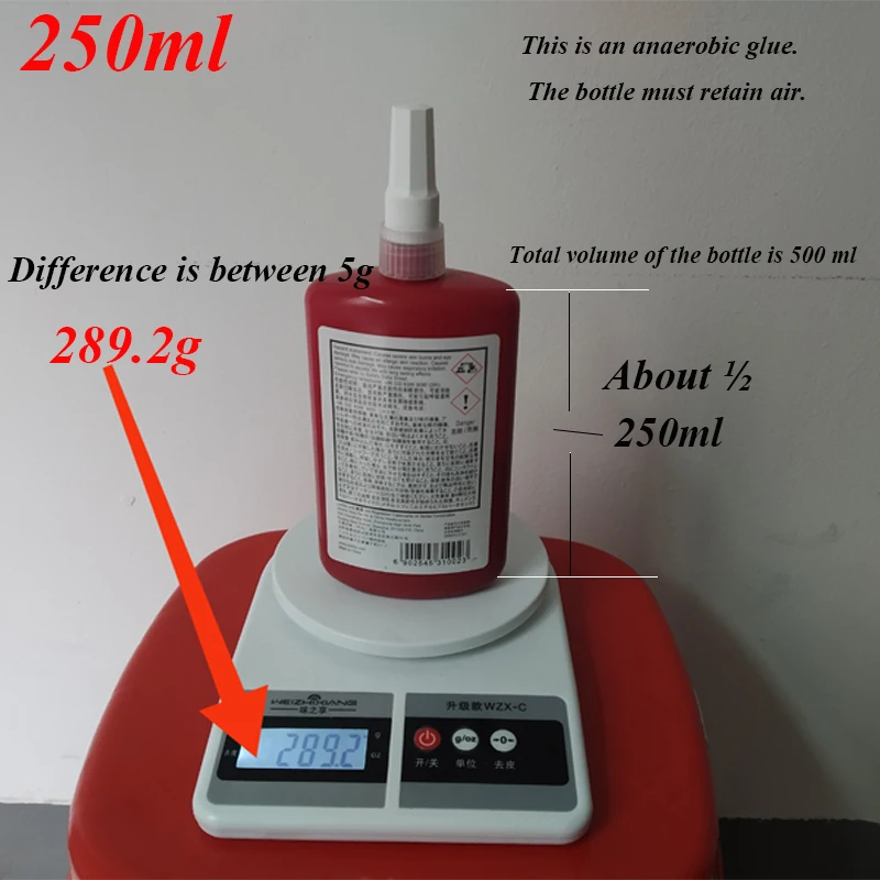 50ml 250ml Loctite 243 242 222 241 Screw Adhesive 261 262 270 271 272 277 290 Thread Locking Glue 601 603 609 620 638 648 680