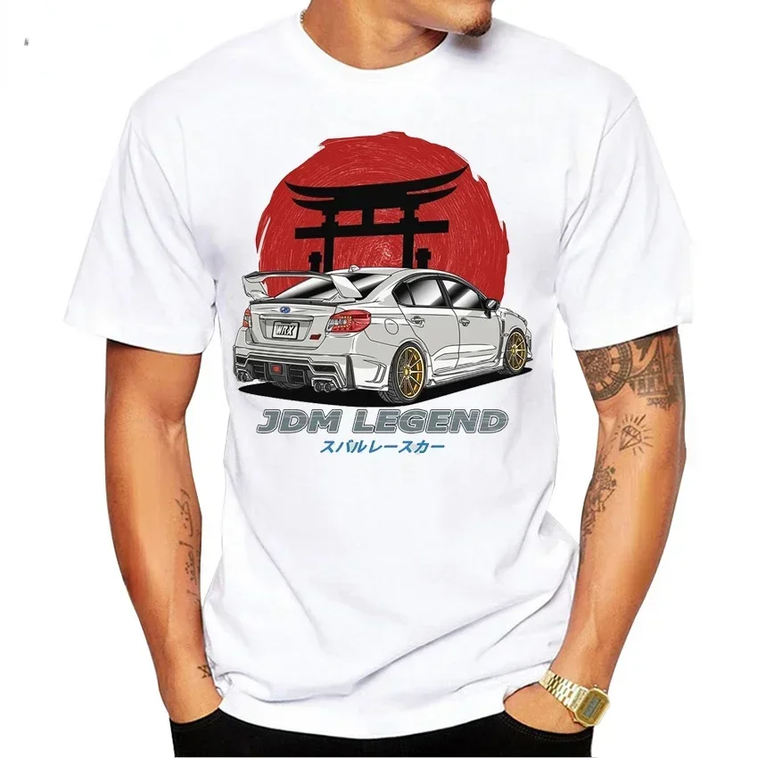 Мужская футболка Civic 2024 в японском стиле Drive The Classic JDM White Impreza WRX STi Car Design Boy Casual Top Tees