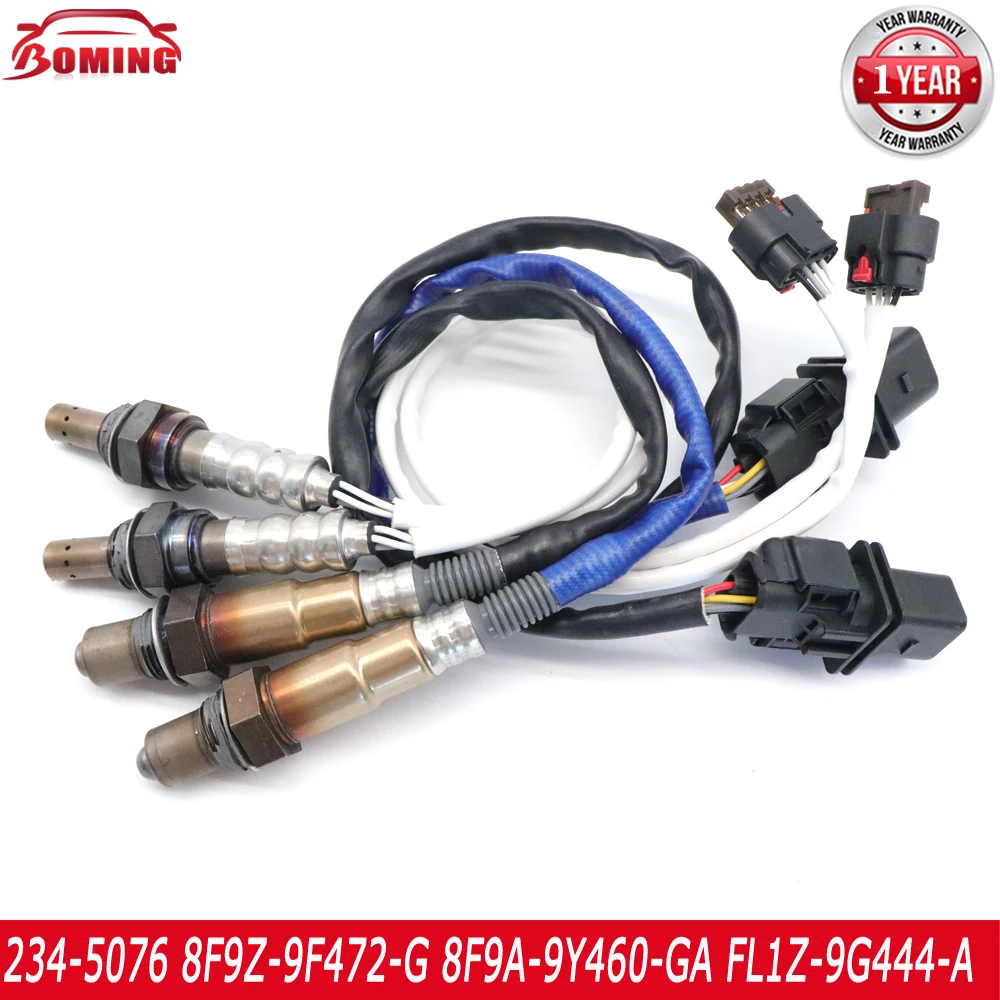 4X новый автомобильный лямбда-зонд O2 вверх и вниз для Ford E-150 EXPEDITION 234-5076 8F9Z-9F472-G