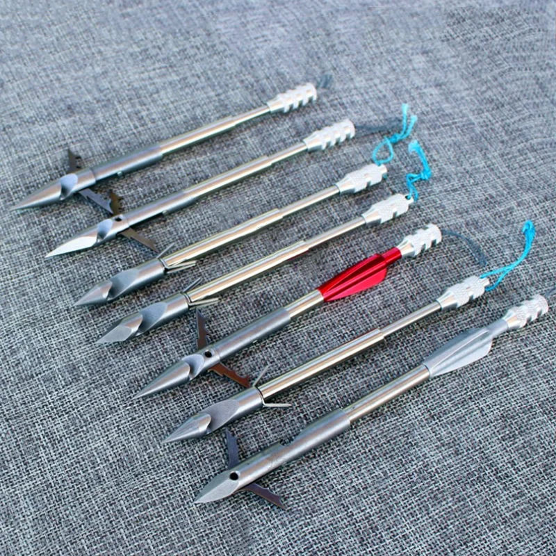 10pcs Stainless Steel Fish Dart Arrowhead Catapult Arrow Head for Outdoor Sport Game Hunting Shooting Accessories |