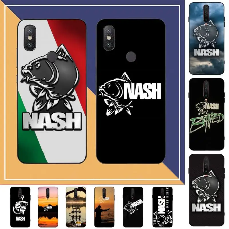 

Nash Fishing Logo Phone Case for Redmi Note 8 7 9 4 6 pro max T X 5A 3 10 lite pro