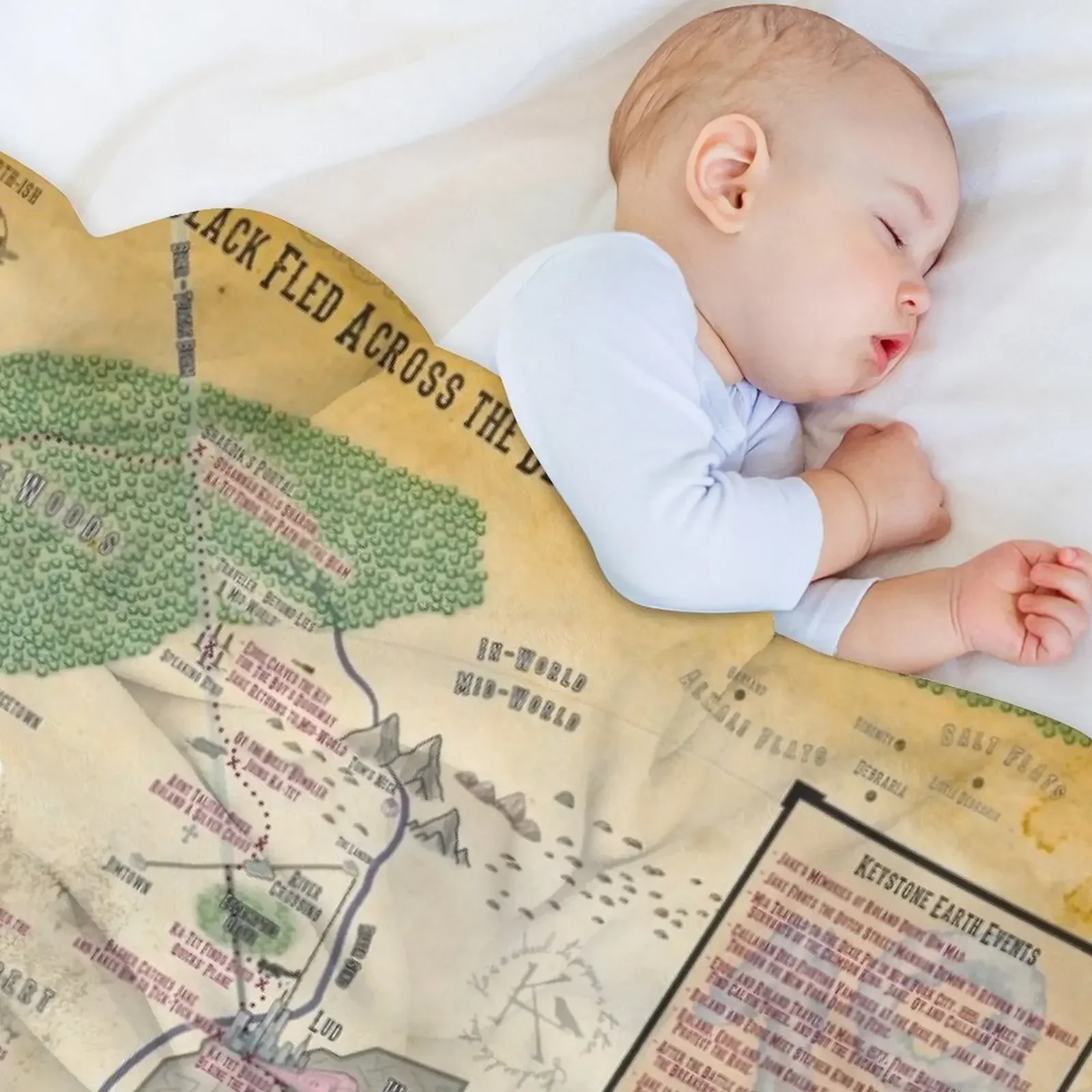 Одеяло Roland's Journey-полная версия одеяла палочки среда для младенцев Декоративные