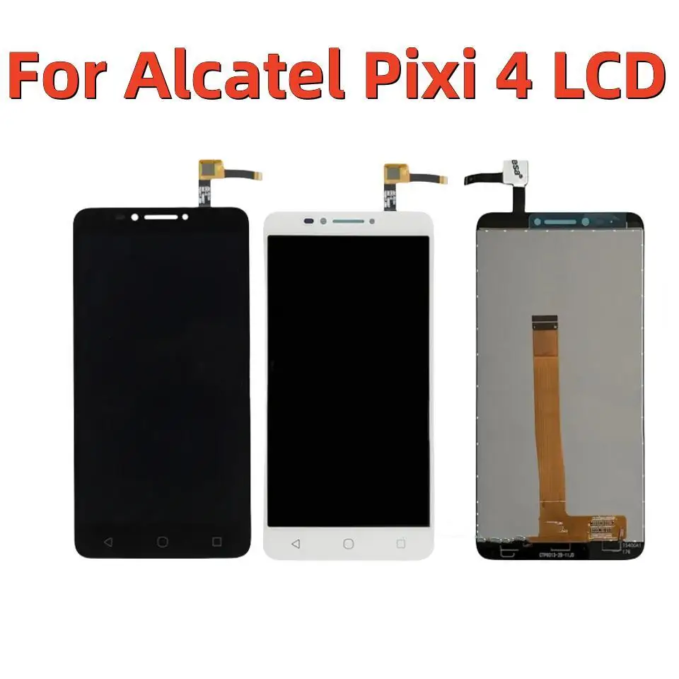 Для Alcatel Pixi 4 OT9001 9001 Полный ЖК-дисплей + кодирующий преобразователь сенсорного экрана в сборе для Alcatel Pixi theater 4G LTE 5098 5098O LCD