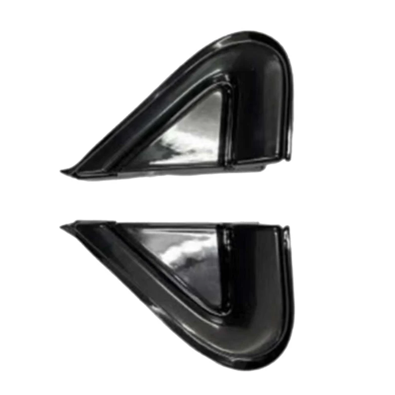 Car Black Front Window Triangle Plate Garnish Cover Panel Replacement For Dodge Dart 2012-2016 68083130AD 68083131AD