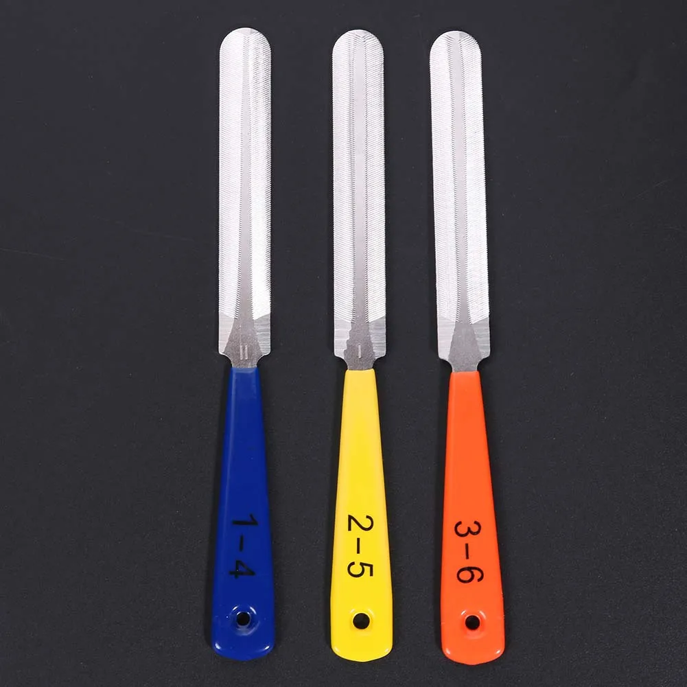 

3pcs/set Guitar Nut Groove Grinding File Professional Diamond Guitar String Nut Polishing Files Musical Instruments Accessories