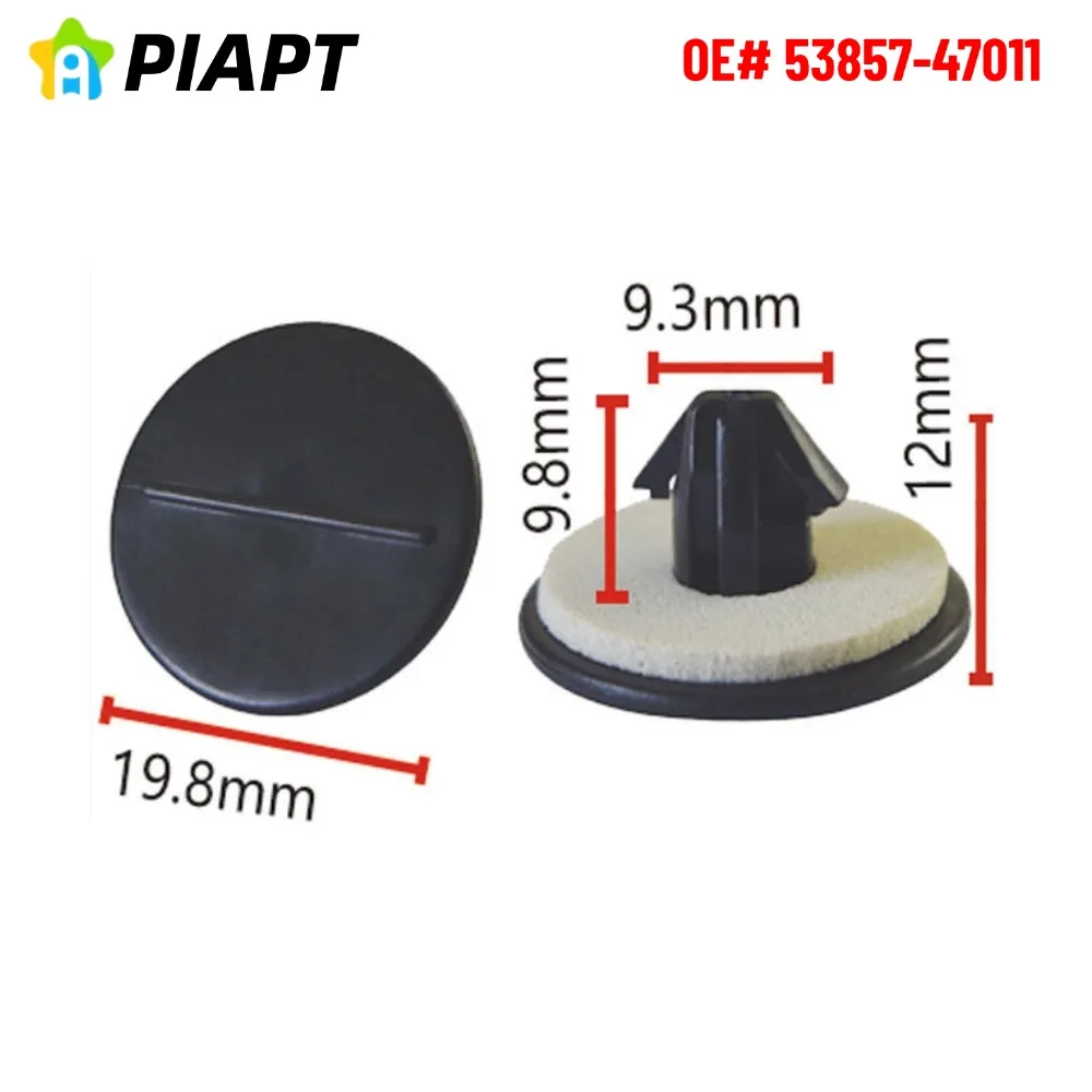 Фото 20шт OE #   53857-47011 Зажим для фиксатора переднего крыла для Toyota 4Runner C-HR RAV4 Yaris Lexus CT ES GS GX — LC NX RC RX 2006-On №1