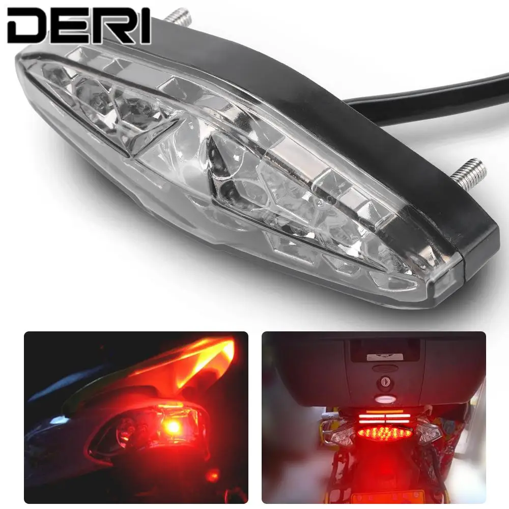 

Задний фонарь для мотоцикла, фонарь тормоза заднего крыла, 12 В