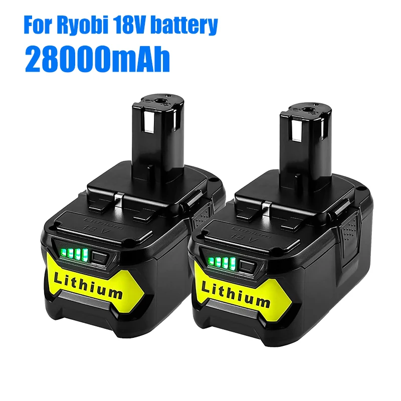 

Литий-ионный аккумулятор для Ryobi ONE +, 18 в, 6,8 Ач, беспроводной Электроинструмент BPL1820, P108, P109, P106, P105, P104, P103, RB18L50, RB18L40