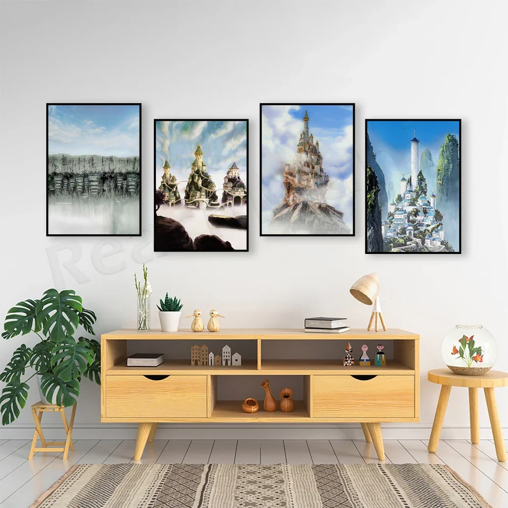 Фан-арт Плакат Останний маг воздуха Восток Запад Юг Северный воздушный храм