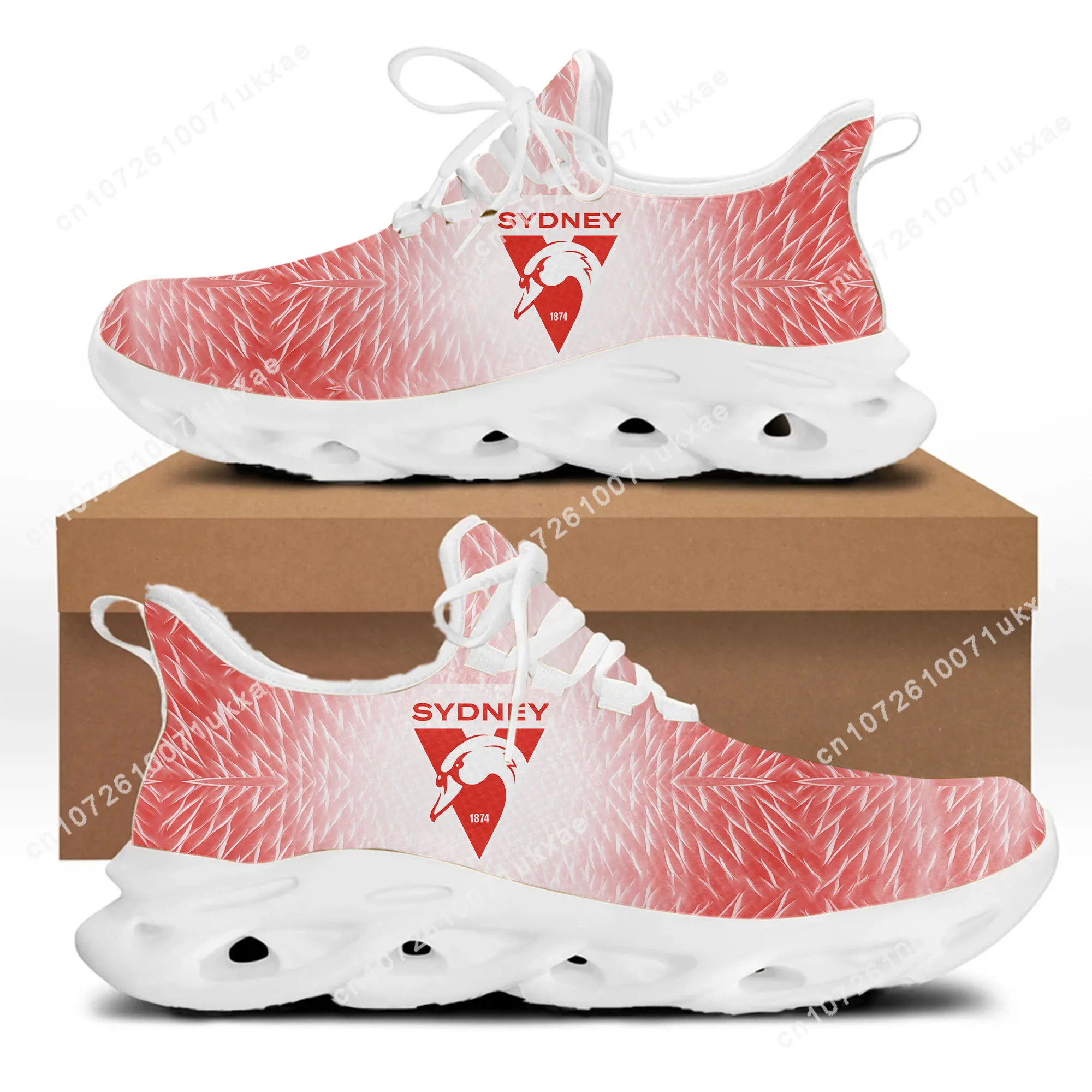 

Sydney Swans Australian Football Flats Sneakers Mens Womens Sports Running Shoes High Quality DIY Sneaker customization Shoe