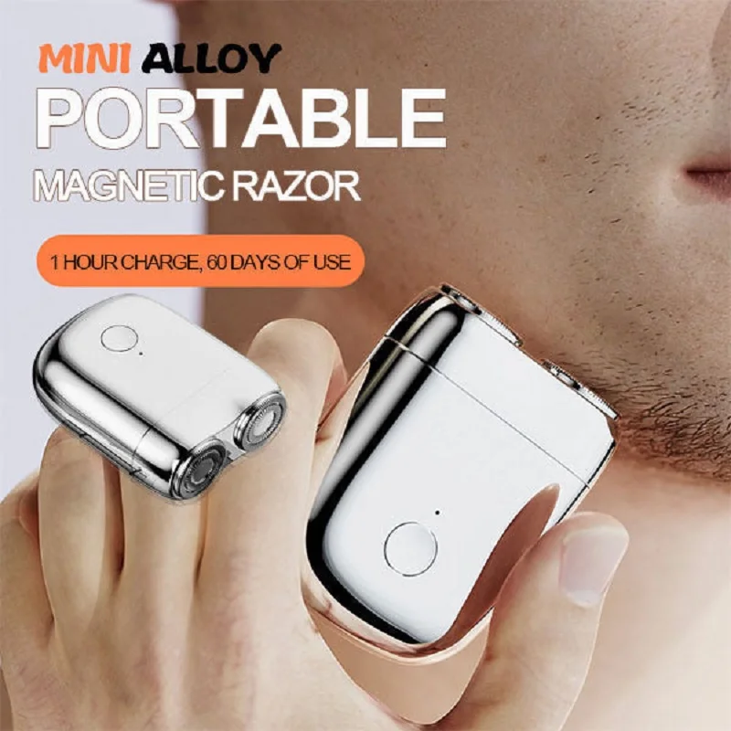 Waterproof Wet Dry Rotary Shaver Grooming Kit Men's Electric Razor Longlife