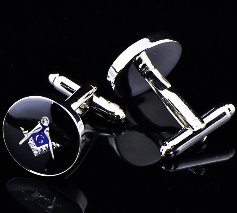 Классические запонки по 10 пар из меди с эмалью | Украшения и аксессуары