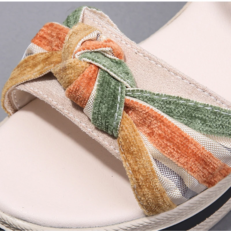 Platform Women Sandals Soft Height Increasing Female Sandals Fashion Leather Buckle Strap Women's Sandals Outdoor Free Shipping