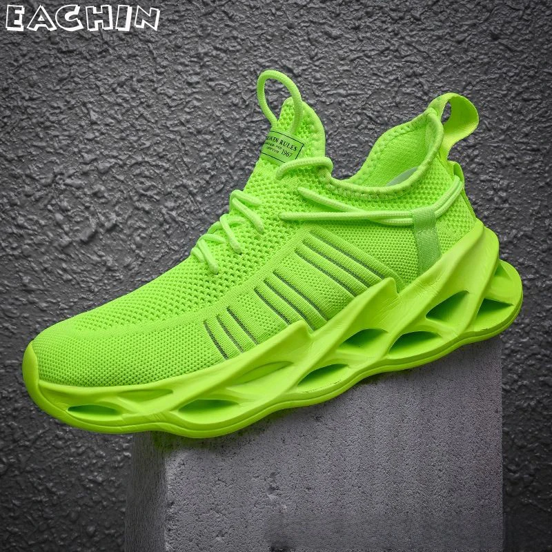 

EACHIN Men's Sneakers Spring Autumn Breathable Sport Shoes Comfortable Bottom Basket Footwear Men Fashion Outdoor Walking Shoes
