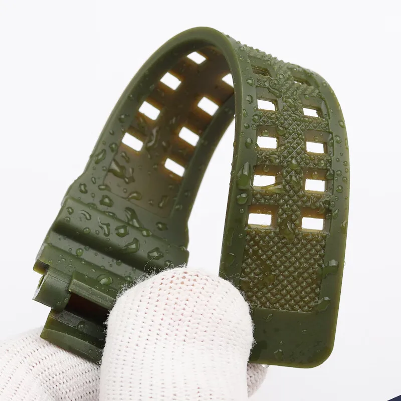 Мужской браслет с ремешком из искусственной смолы