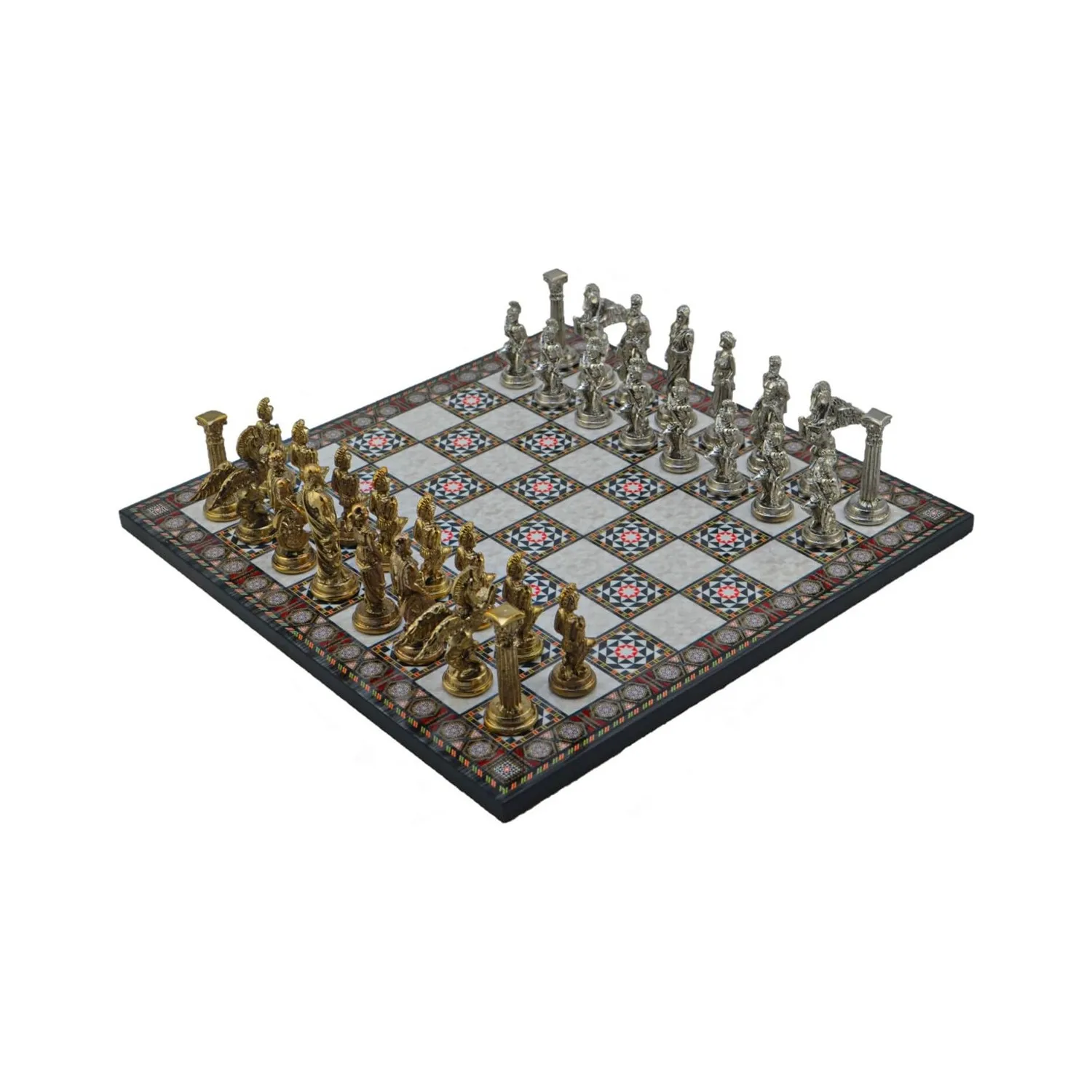 Подарочный домашний металлический Шахматный набор большой Пегас фигурная яркая