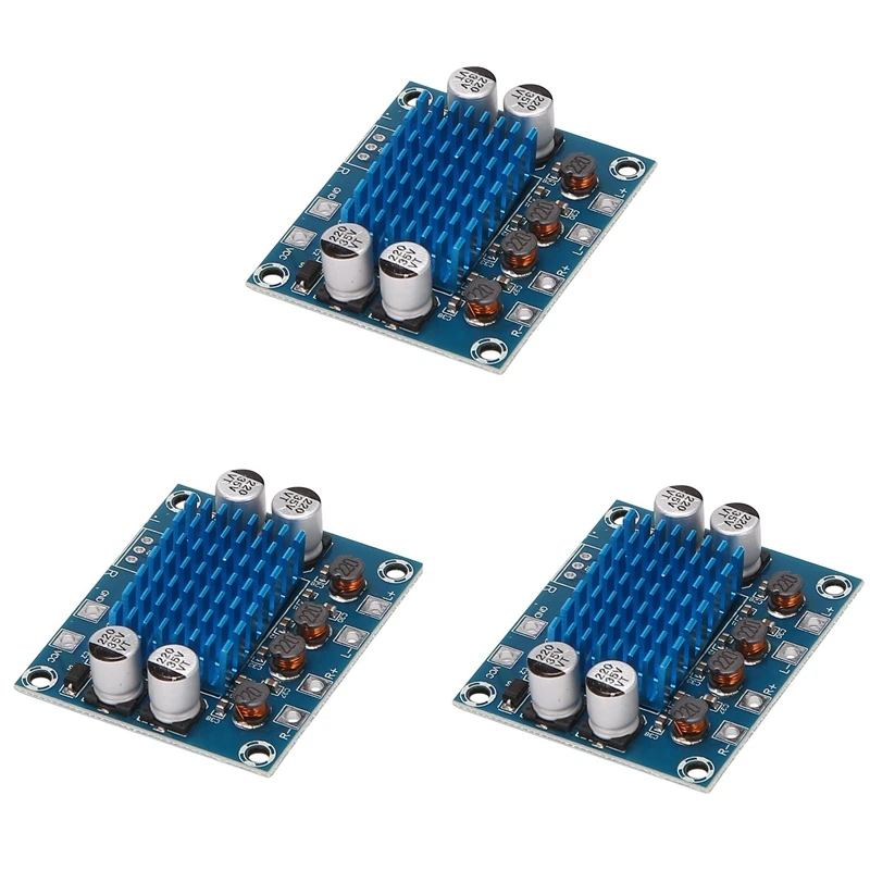 

Botique-3X TPA3110 XH-A232 Dual Channel 3A 30W+30W Digital Stereo Audio Power Amplifier Board