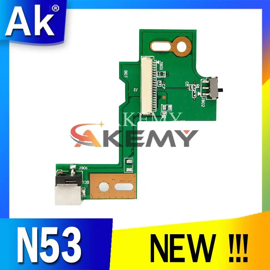 Новинка для ASUS N53SV N53 N53S N53J N53TA N53TK N53SM N53DA N53SL N53SN N53JG N53JN N53JF N53JQ DC POWER JACK коммутационная