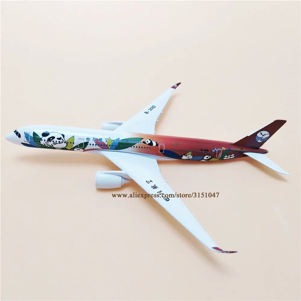 Модель самолета Airbus 350 A350/A350/A350 20 см из металлического сплава | Дом и сад