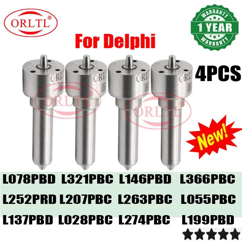 4 шт. дизельные сопла L078PBD L321PBC L146PBD L366PBC L252PRD L207PBC L263PBC L055PBC L137PBD L028PBC L274PBC L199PBD для delphi