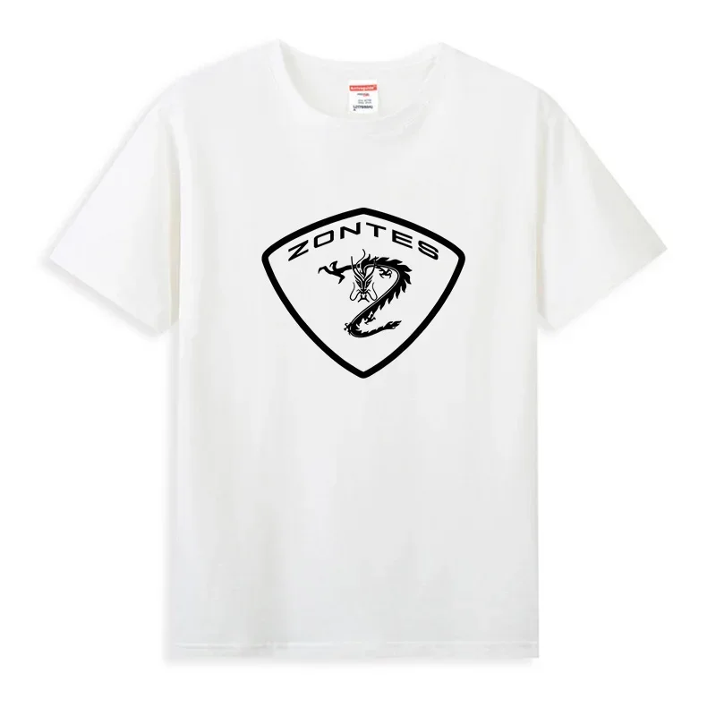 Для Zontes G1 125 ZT125 ZT125U ZT U ZX новая футболка из чесаного хлопка с коротким рукавом