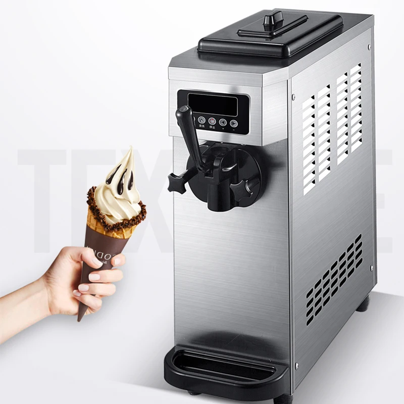 

18-20L/H Ice cream machine commercial automatic small desktop cone ice cream machine A11-6 mini ice cream machine 220v