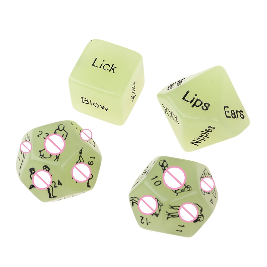 

4 шт. положение игральных костей D12 D10 D6 для светящейся ночной игры
