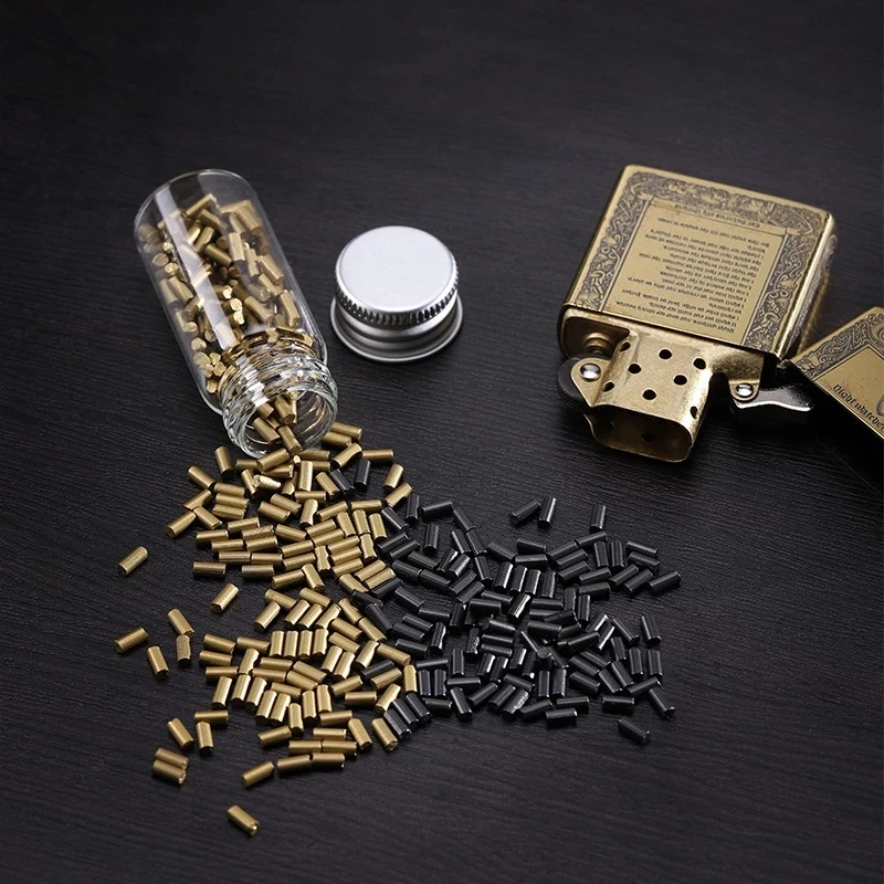 

Gold Flints Stones for Universal Clippers Petrol Fuel Lighters Replacement Lighters Cigarette Accessories Spare Flints Stones