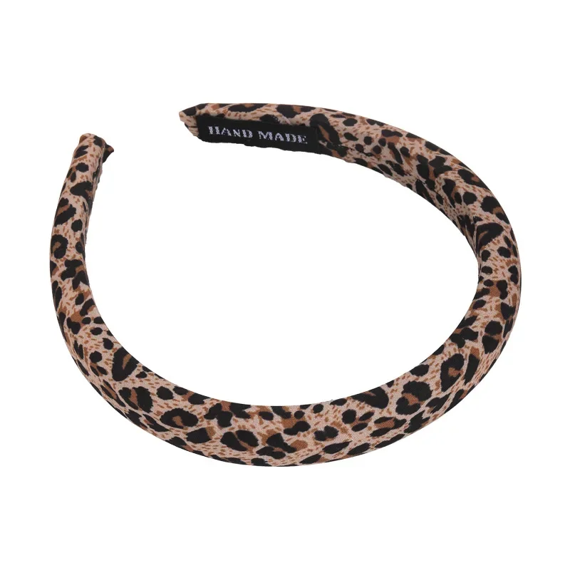 Женская повязка на голову с леопардовым принтом
