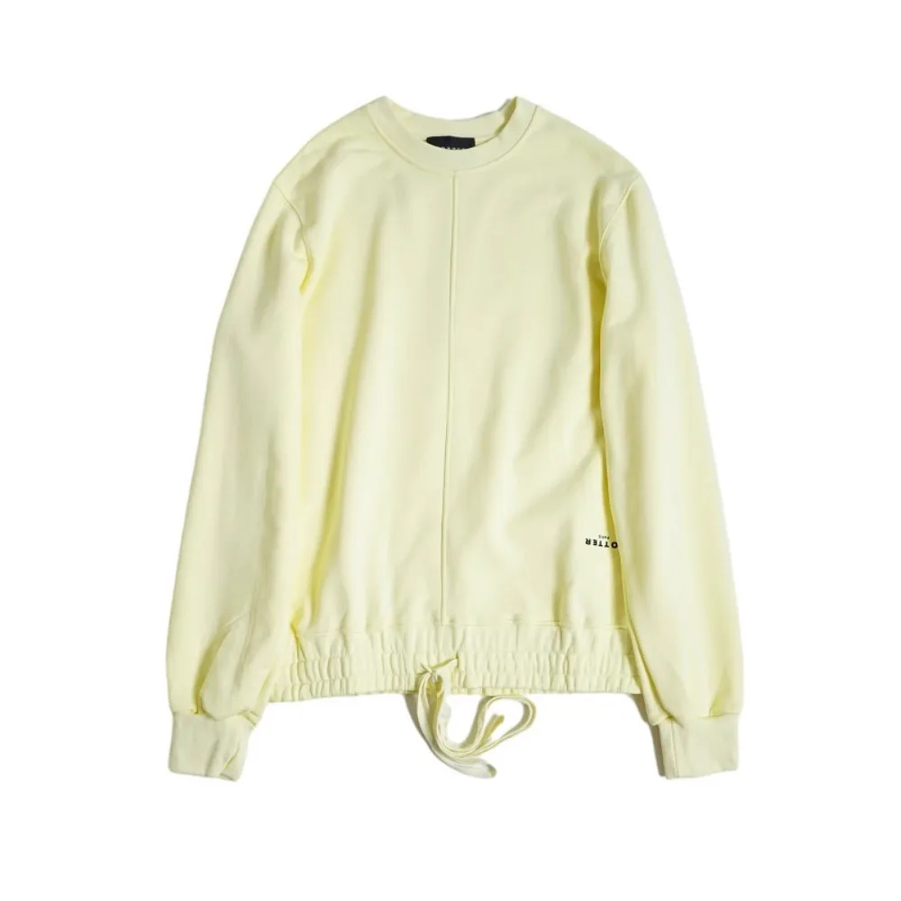 NIGO MR простая толстовка с круглым вырезом на шнурке свободные толстовки длинными