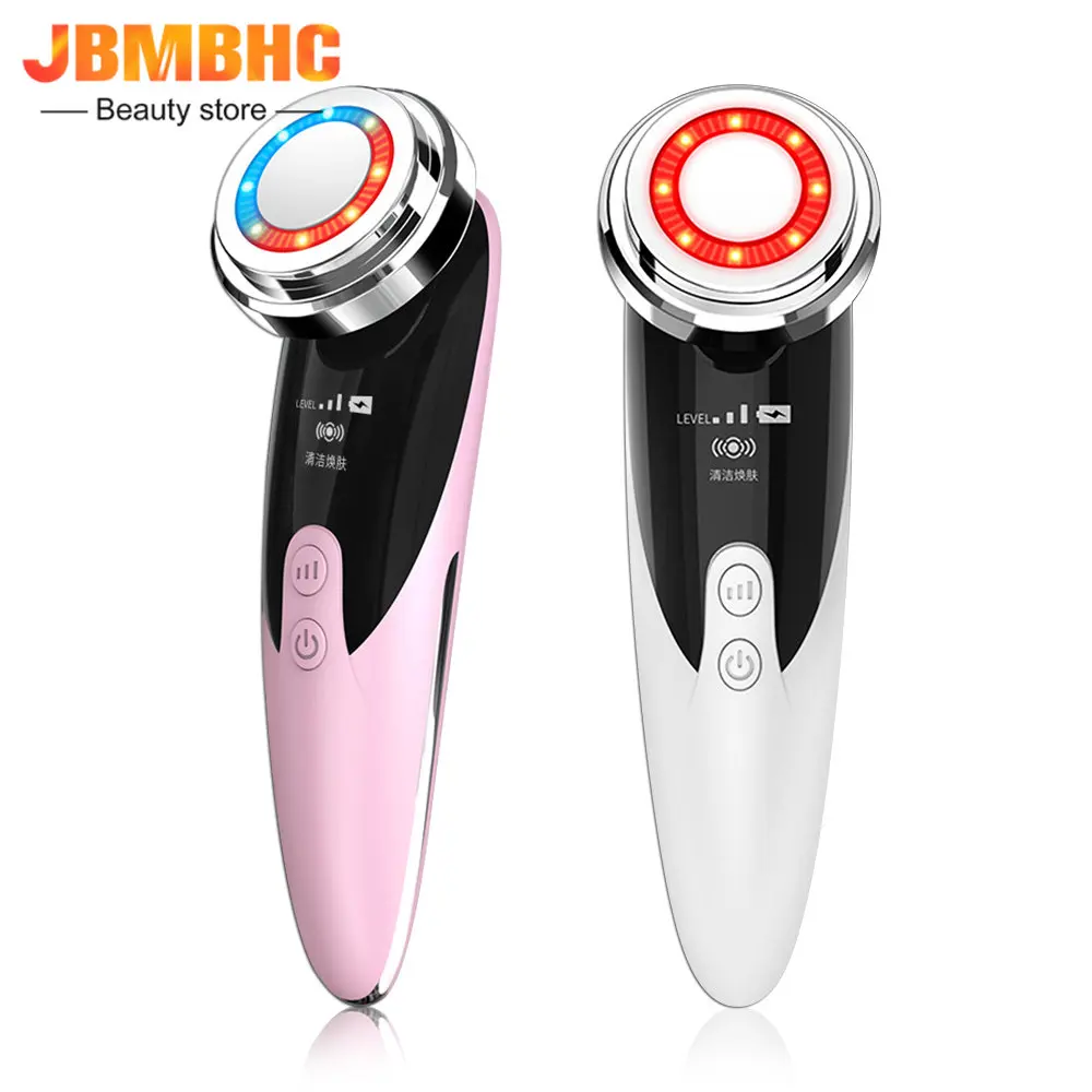 

Устройство для мезотерапии лица, массажер для лица со светодиодсветильник, горячее сжатие, омоложение кожи, подтягивание морщин, очистка