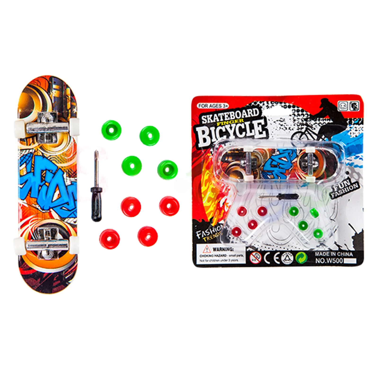 

Multi-Colored Mini Finger Skateboards Kits With Tools Creative Self-Assembly Scooterkateboard Toys For Childrens Birthday Gifts