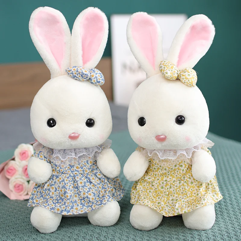 

Cute Lovers Rabbit Doll Baby Soft Plush Toys For Children Bunny Sleeping Mate Stuffed &Plush Animal Baby Toys For Infants