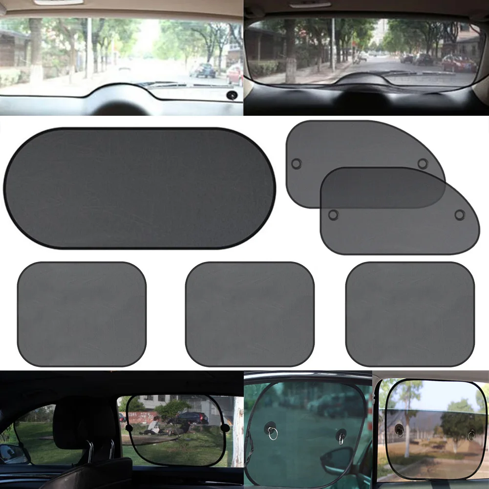 

Car Sunshade Covers Cover Universal Cling Windscreen Folding Visor Reflector Windshield Auto Window Sun Shade Summer Accessories