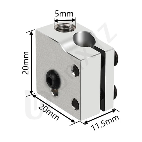 Комплект головки Hotend для артиллерийского Sidewinder X1 X2 Genius и Pro, детали 3D-принтера, термистор, тепловая насадка, трубка, тепловой блок, комплект горла