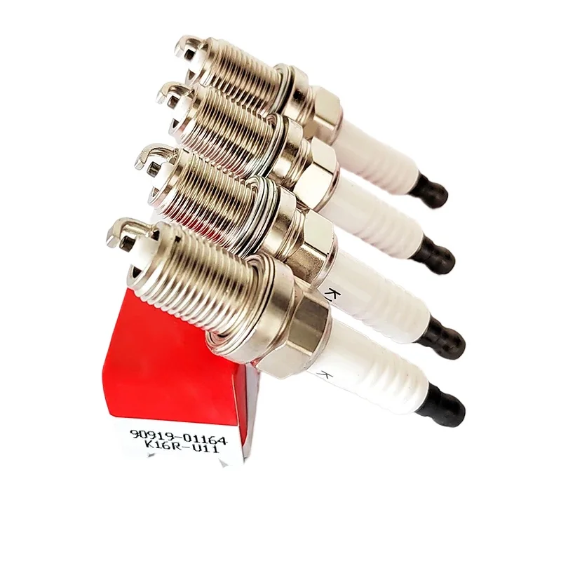 

4 шт. 90919-01164 K16RU11 новая свеча зажигания для Toyota Yaris Corolla Celica MR2 Vios Paseo 4Runner 9091901164 Вилки K16R-U11