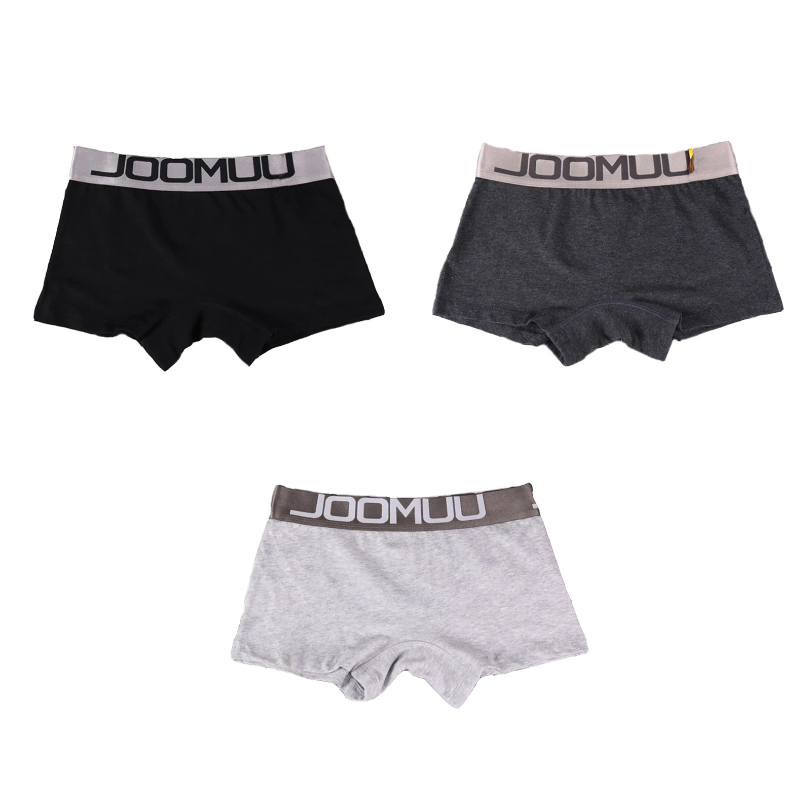 

BaronHong Cotton Wide Boyshort 3 Pack Boxer Briefs for Tomboy Trans Lesbian