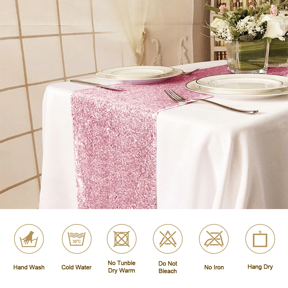 Блестящая настольная подставка с блестками розовая декоративная для свадебного