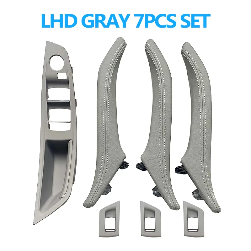 

LHD RHD подлокотник для водителя, кожаная ручка для пассажирской двери, набор для BMW 5 серии F10 520 523 525 528 530 535