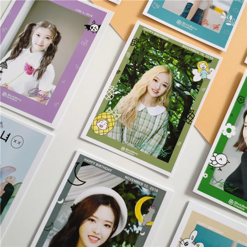 16 шт. Kpop LOONA LOMO Card альбом для девушек MV любимый самодельный фотоальбом Jeon Hee Jin Go Won