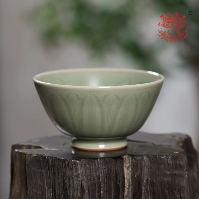 

| Чашка Longquan Celadon Master с одной чашкой, китайская ламбинг цзяньонг, чайная чашка ручной работы из фарфора, чашка для дегустации чая, чайная чашка